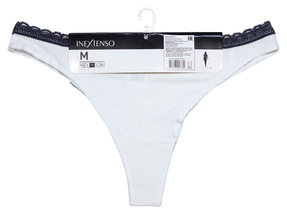 

Трусы-танга женские InExtenso белые