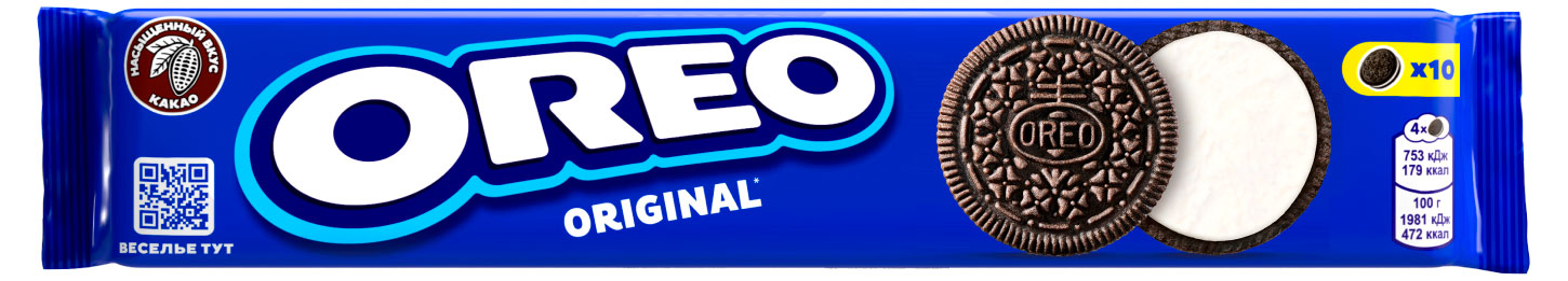 

Печенье OREO с какао и начинкой с ванильным вкусом, 95 г