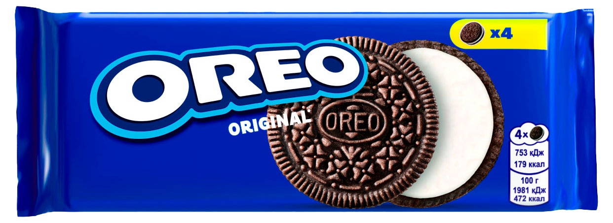 

Печенье OREO с какао и начинкой с ванильным вкусом, 38 г