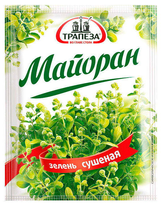 

Майоран Трапеза сушеный, 7 г