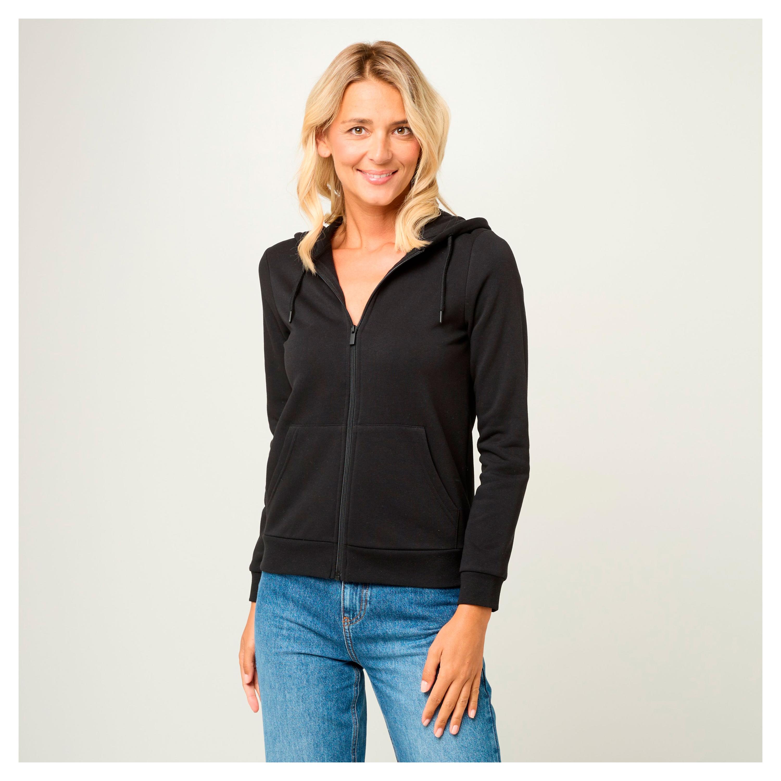 Изображение товара Женская черная толстовка InExtenso с современным дизайном