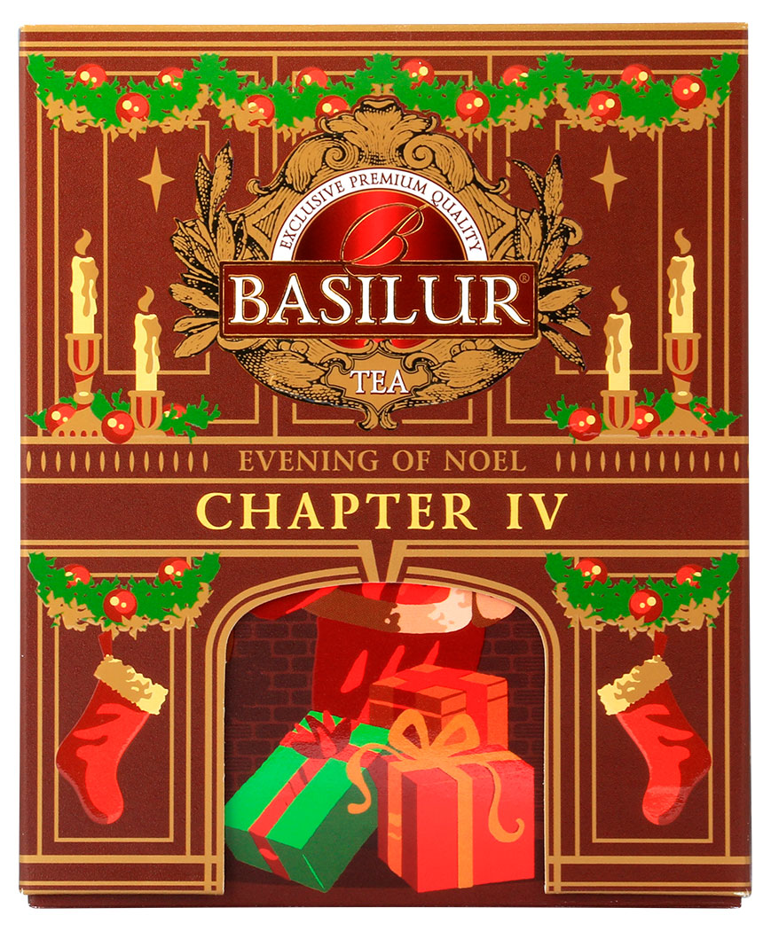 Изображение товара Чай черный Basilur Evening of Noel Chapter IV 75 г праздничный чай подарочная упаковка