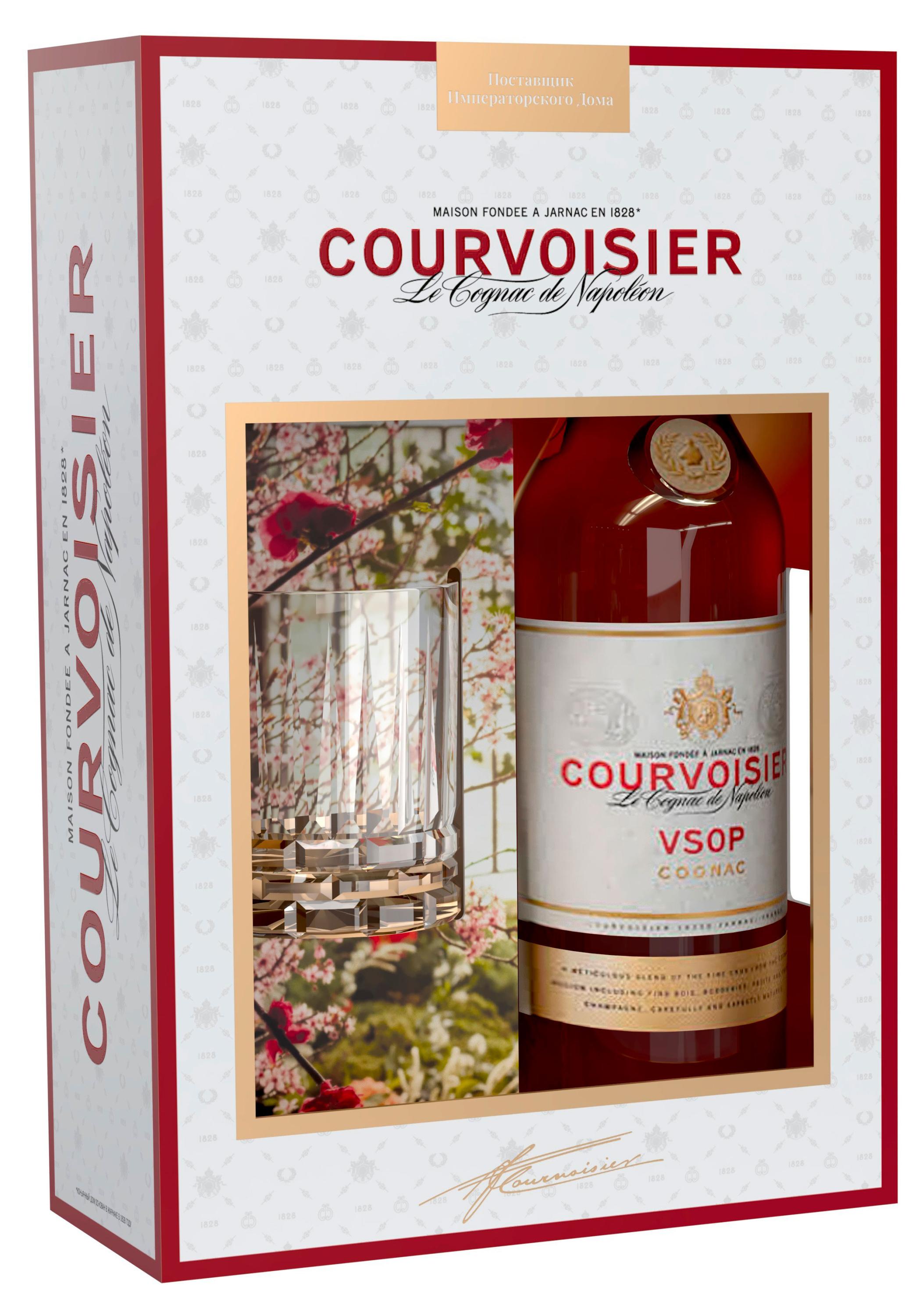 

Коньяк Courvoisier VSOP 4 года Франция, 0,7 л + стакан