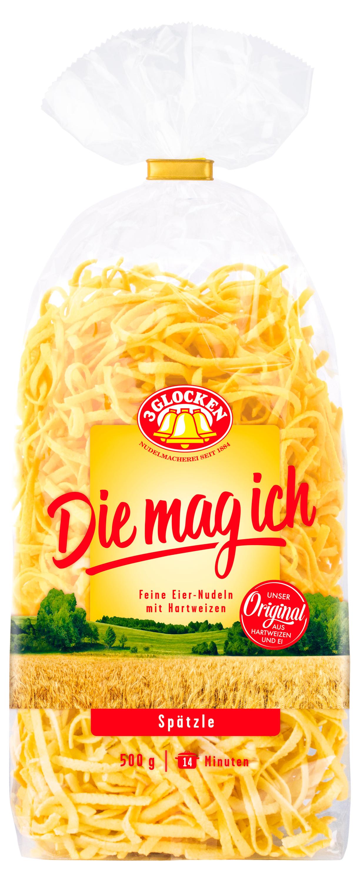 

Макаронные изделия 3 Glocken Spatzle Лапша домашняя, 500 г