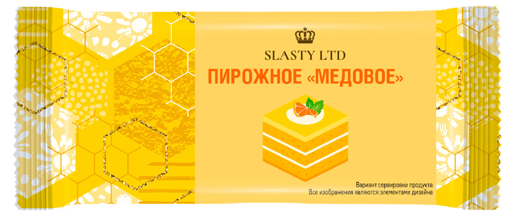 

Пирожное Slasty LTD Медовое, 70 г