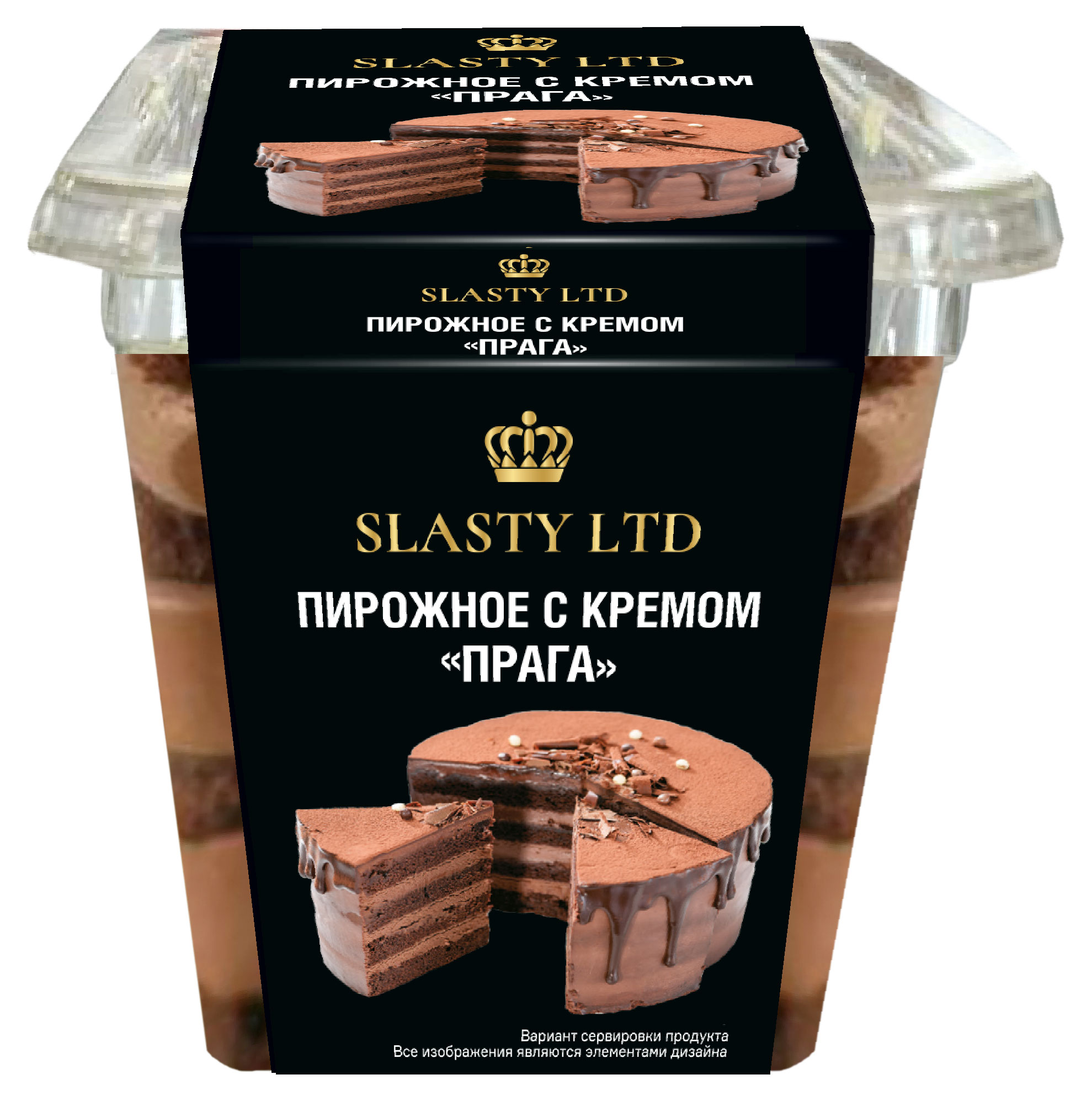 

Пирожное Slasty LTD с кремом Прага, 120 г