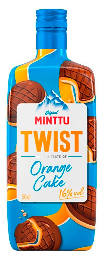 Изображение товара Ликер Minttu Orange Cake Финляндия 0,5 л веганский ароматный напиток