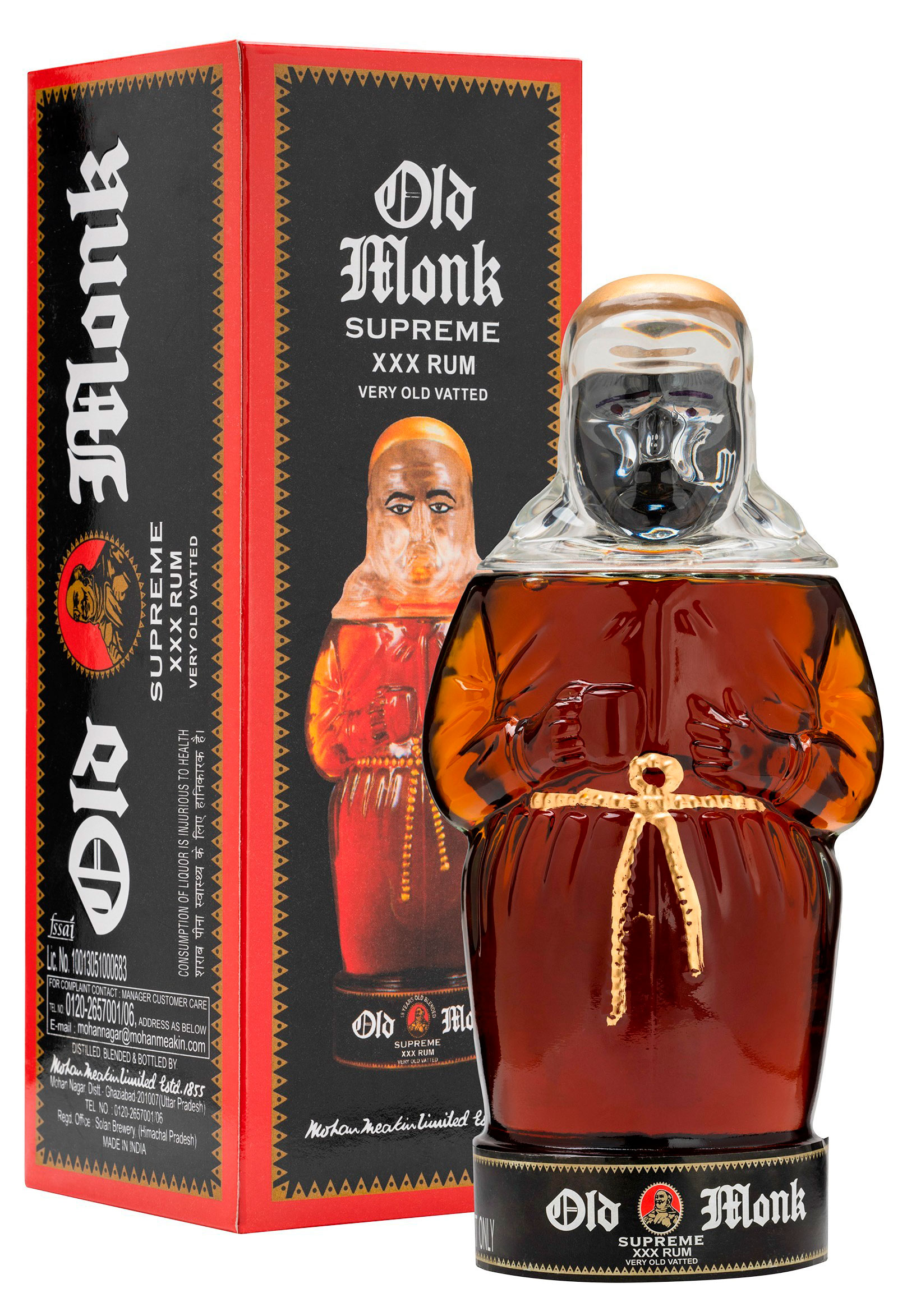 

Ром Old Monk Supreme 12 лет в подарочной упаковке Индия, 0,75 л
