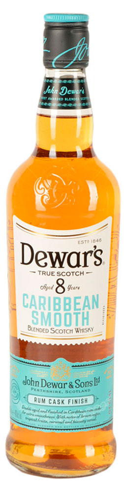 

Виски Dewar's Caribbean Smooth 8 Years Великобритания, 0,7 л