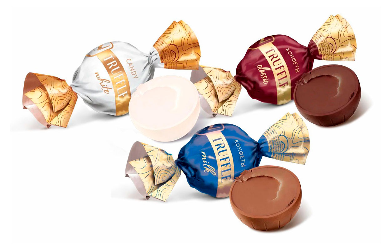 Изображение товара Конфеты Essen Трюфель в упаковке Флоу-пак, 1 кг