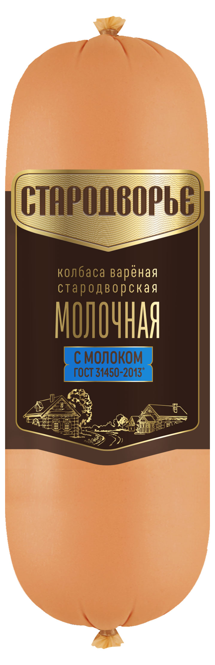 

Колбаса вареная Стародворье Молочная с молоком ГОСТ, ~ 0,6 кг
