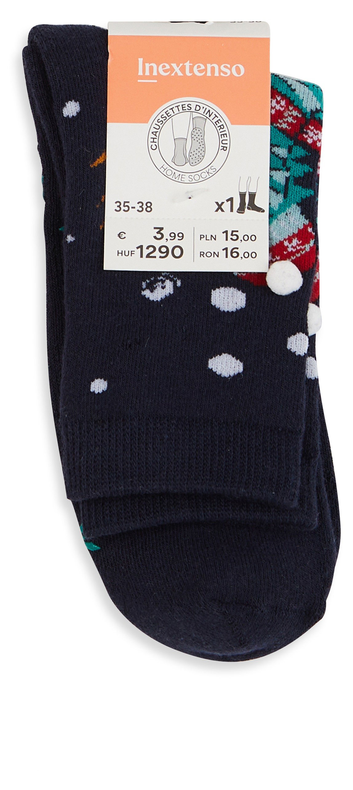 Изображение товара Носки для мальчика InExtenso темно-синие 27-38 размер повседневные