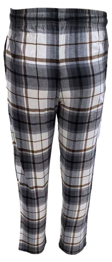 Изображение товара Мужские домашние брюки из фланели в клетку размерный ряд M-3XL
