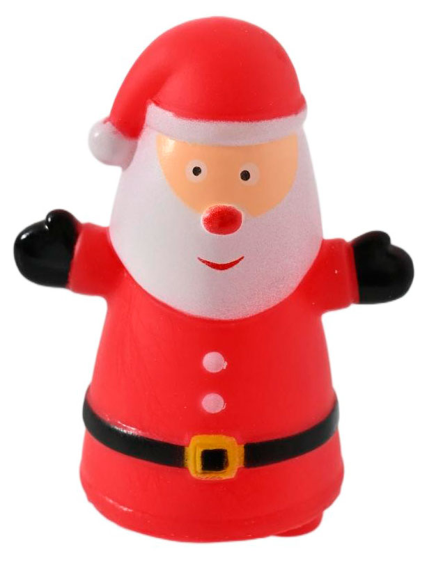 

Игрушка для собак новогодняя Санта, 9 см