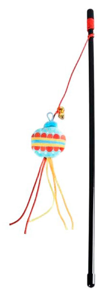 

Игрушка-дразнилка для кошек с колокольчиком, 46 см