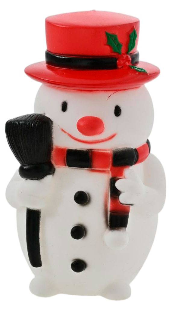 

Игрушка для собак новогодняя Снеговик, 16 см