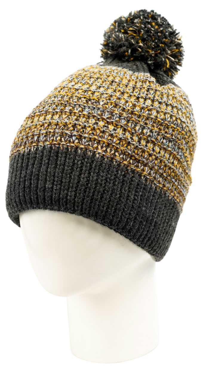 Изображение товара Детская зимняя вязаная шапка ПриКиндер для мальчиков 52-54 см асортимента