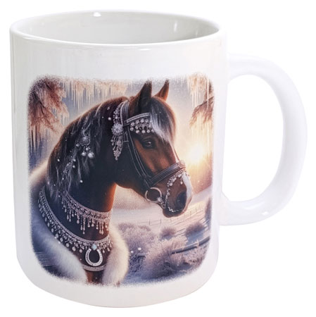 

Кружка МФК Новогодняя лошадь, 350 мл