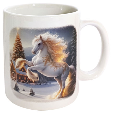 

Кружка МФК Новогодняя лошадь, 350 мл