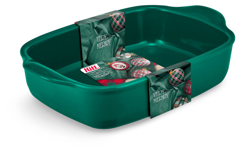 

Форма для запекания Hitt Verry Merry прямоугольная 25,2 см, в ассортименте