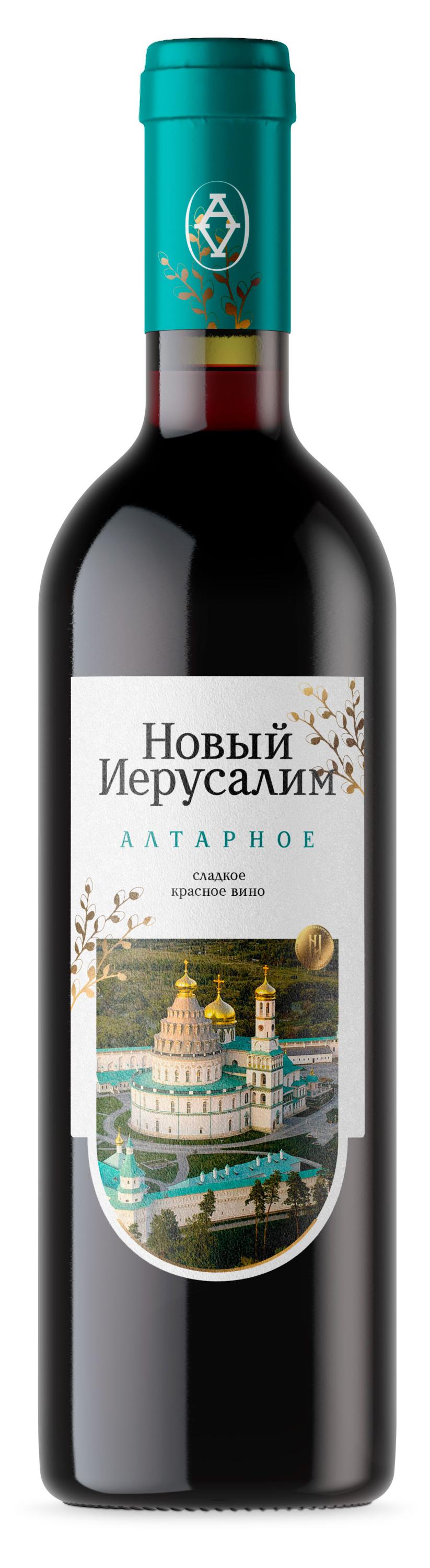 

Вино Alma Valley Новый Иерусалим Алтарное красное сладкое Россия, 0,75 л