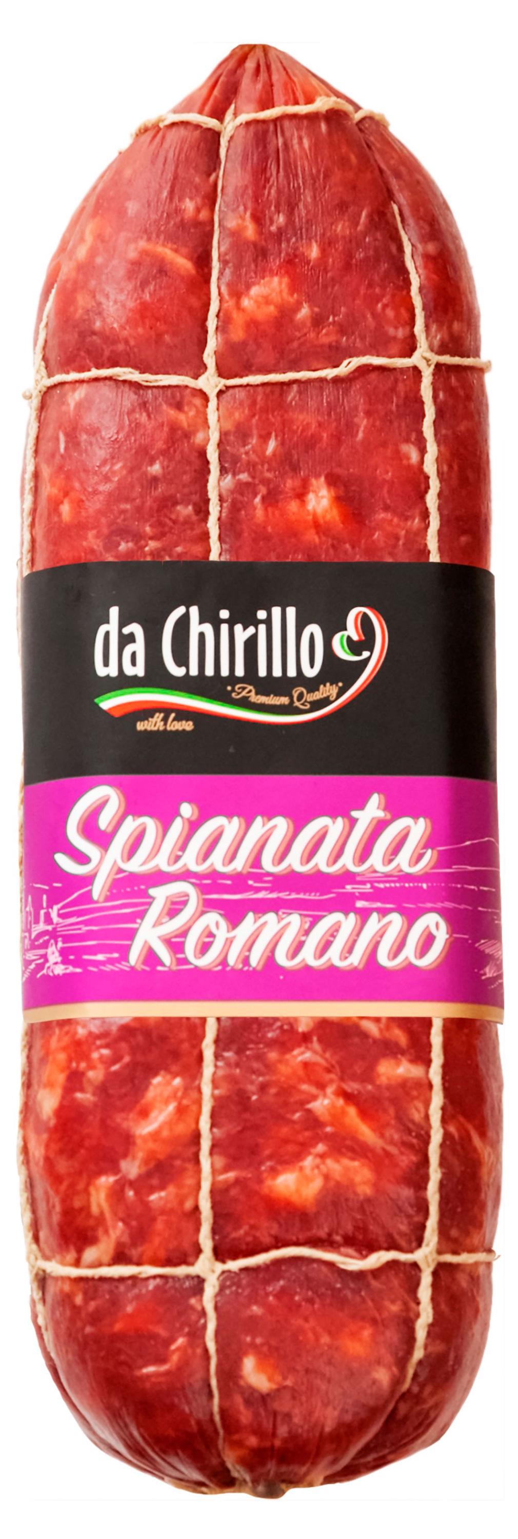 

Колбаса сыровяленая da Chirillo Спьяната Романо, ~ 400 г