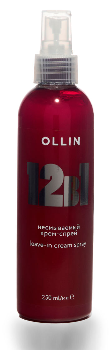 Изображение товара Крем-спрей для волос Ollin 12 в 1 несмываемый 250 мл для поврежденных окрашенных волос