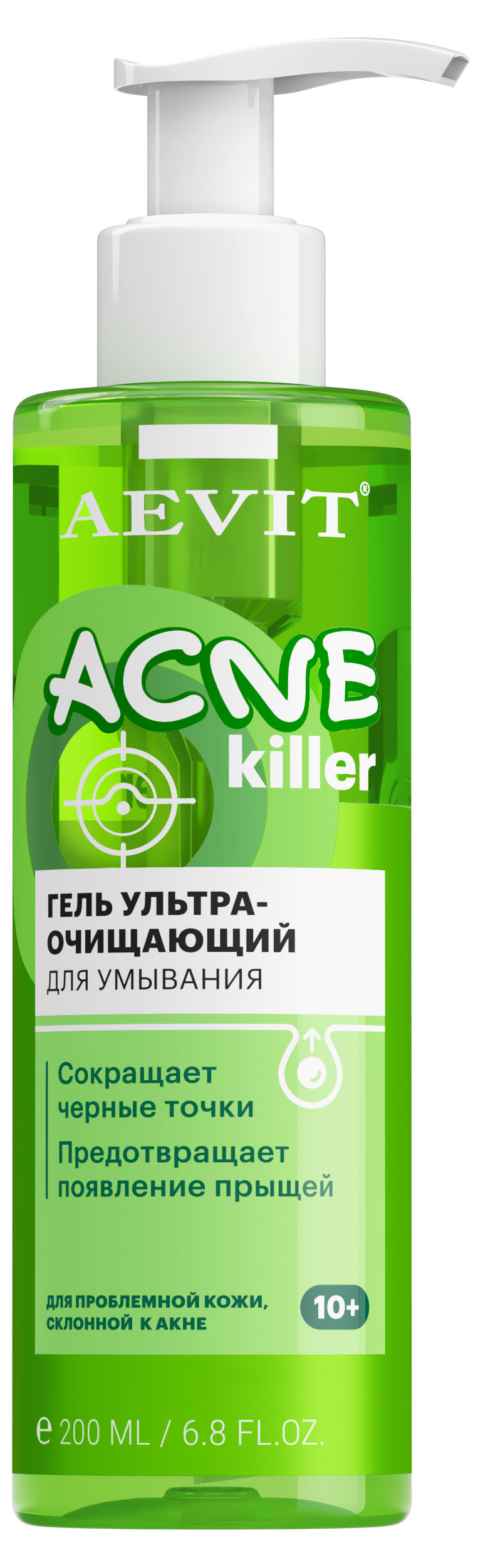 

Гель для умывания AEVIT Acnekiller очищающий, 200 мл