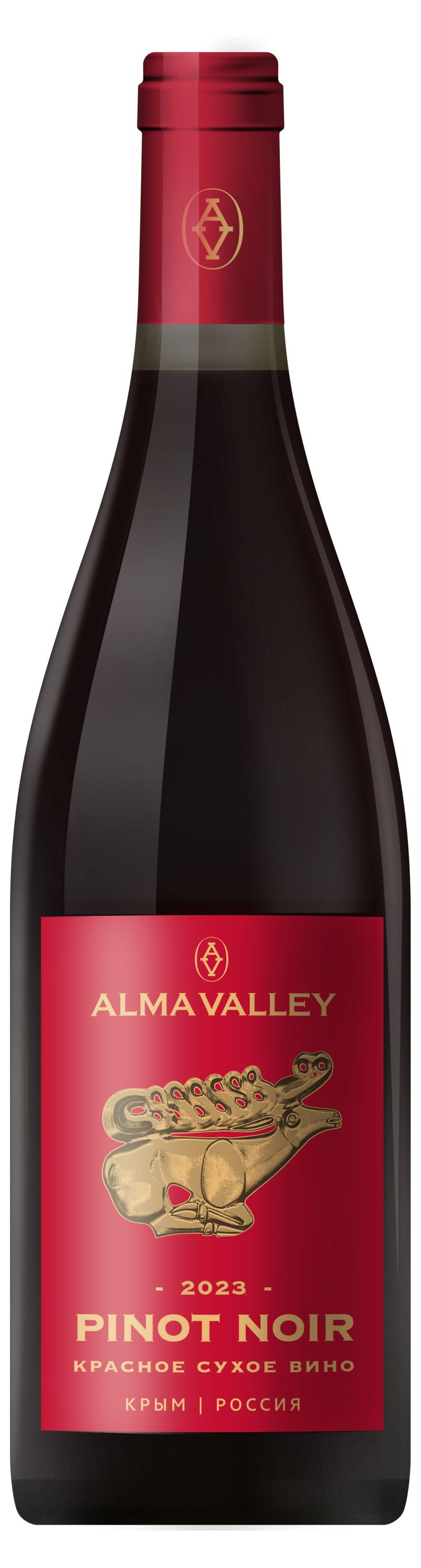 

Вино Alma Valley Pinot Noir красное сухое Россия, 0,75 л