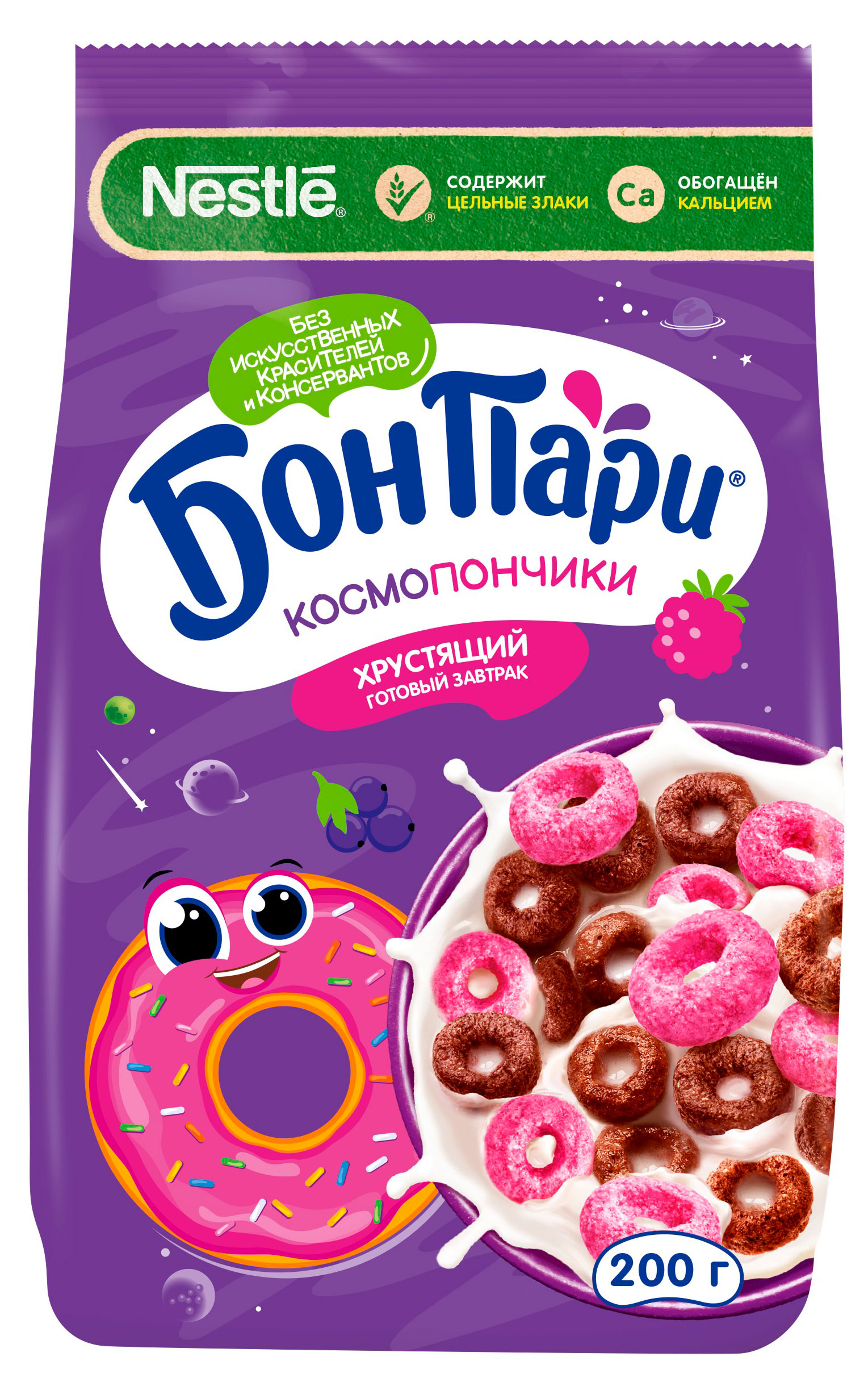 Изображение товара Готовый завтрак «Бон Пари» Космопончики, 200 г