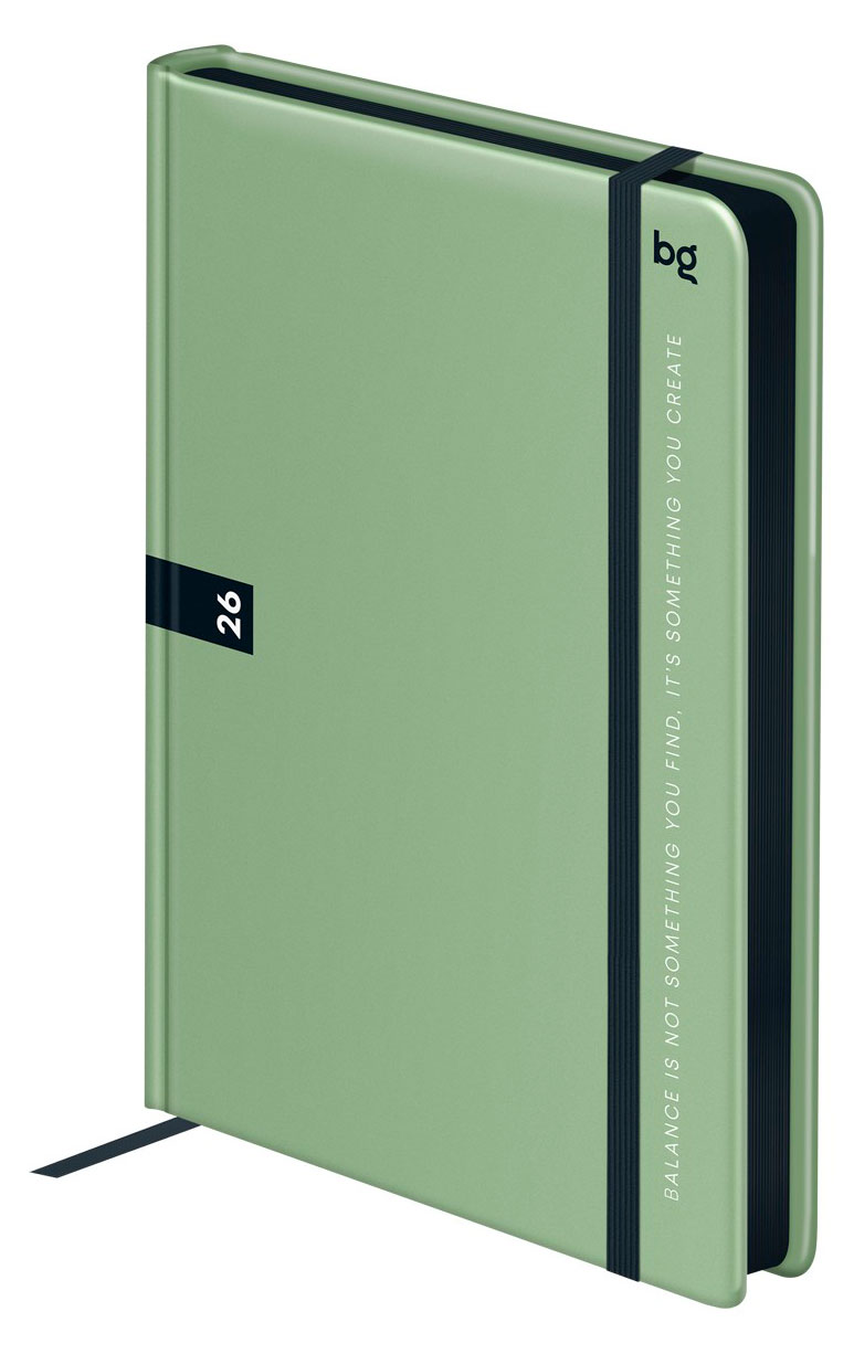 

Ежедневник BG Monochrome Matcha датированный А5, 176 л