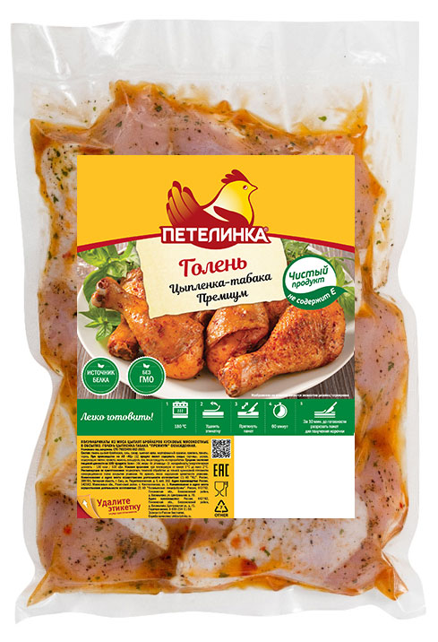 Изображение товара Голень цыпленка-табака Петелинка Премиум охлажденная 1 кг