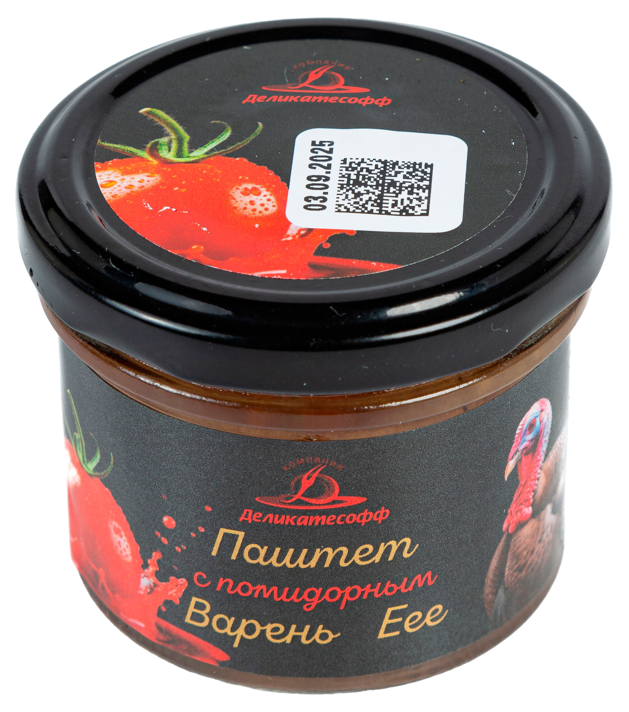 

Паштет Деликатесофф Варень Еее с помидорами, 100 г