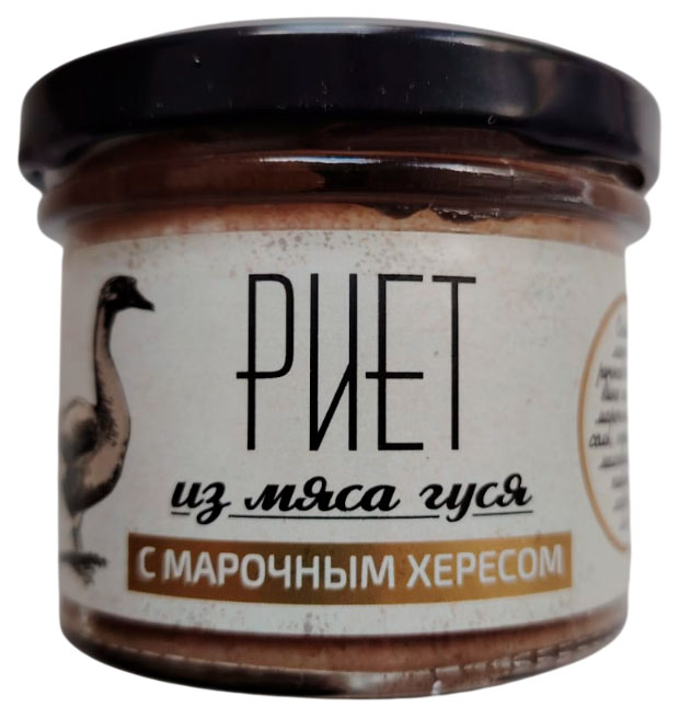 

Риет из гуся Деликатесофф с марочным хересом, 100 г