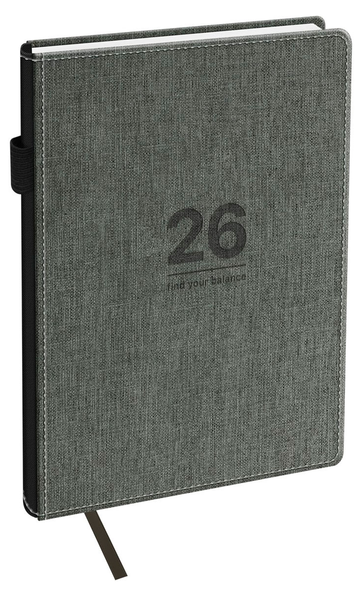 Изображение товара Ежедневник BG Fillsta Gray датированный А5, 176 листов