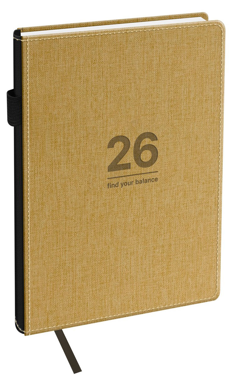 

Ежедневник BG Fillsta Warm beige датированный А5, 176 л
