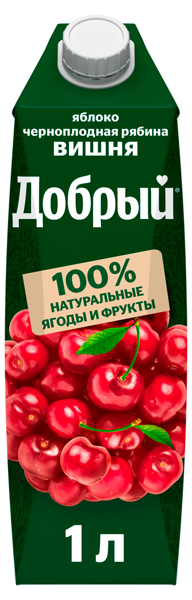 

Нектар Добрый Яблоко-Рябина-Вишня, 1 л