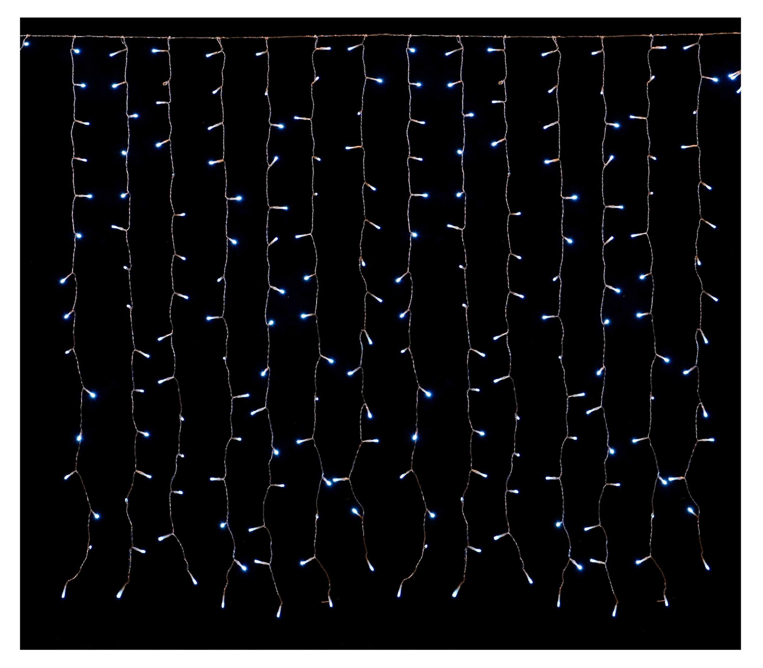 

Гирлянда светодиодная Actuel Занавес 160 LED ламп уличная холодный белый, 2х2,4 м