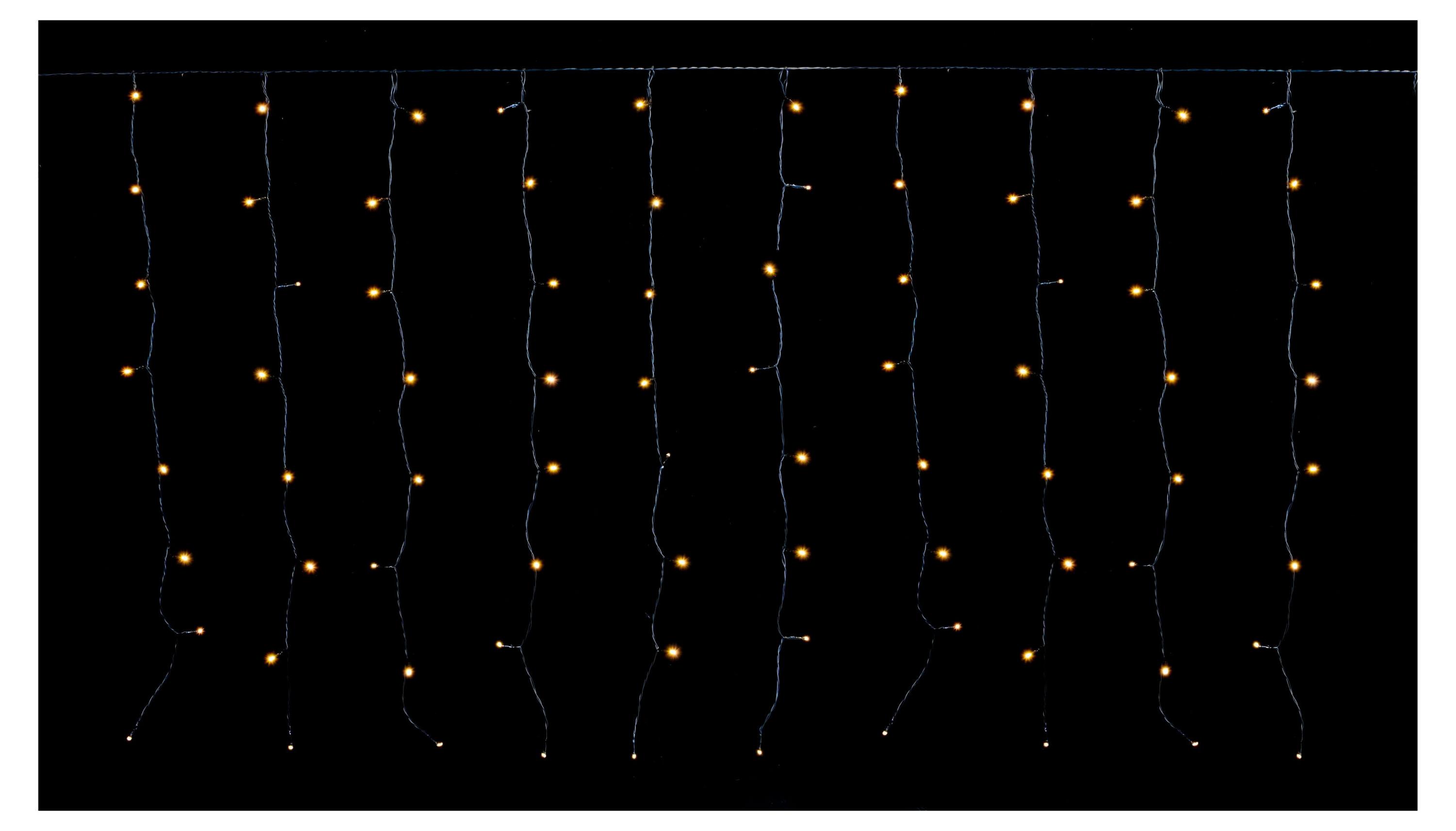 

Гирлянда электрическая Actuel Занавес 160 LED ламп уличная теплый белый, 2х2,4 м