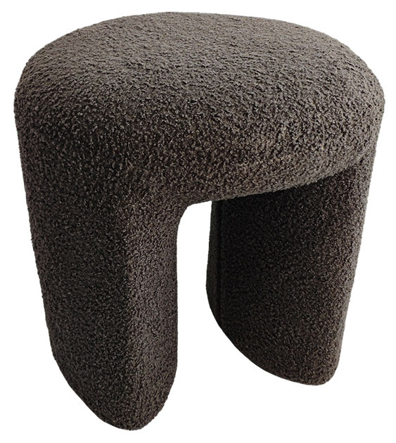 

Пуф Руф букле коричневый, 404044 см