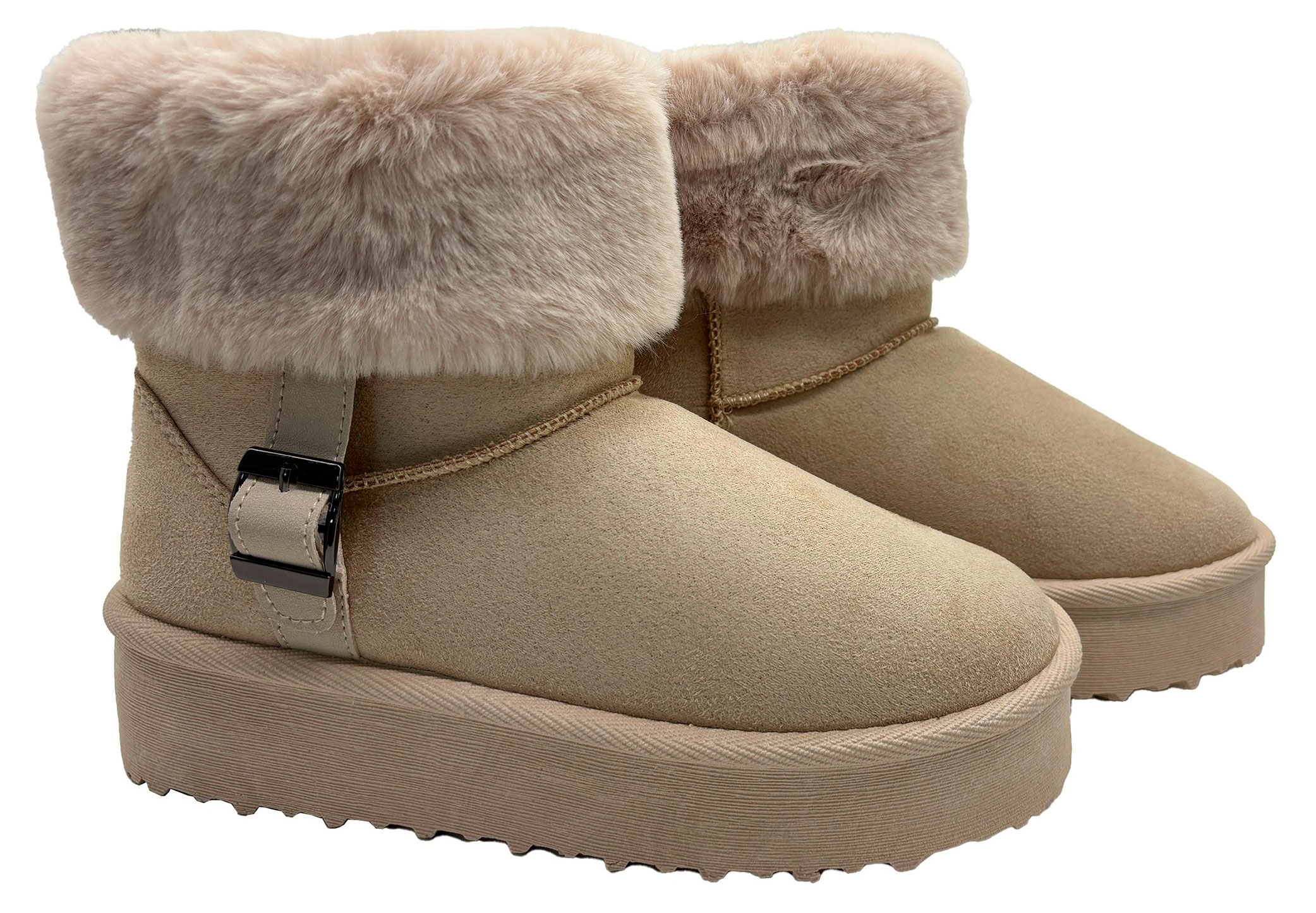 Изображение товара Женские бежевые полусапоги для зимы модели MB2411152 WENZHOU MORGAN