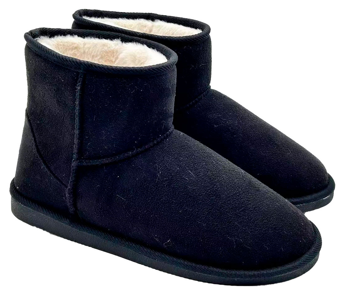 Изображение товара Мужские утепленные полусапоги InExtenso черные демисезонные зимние