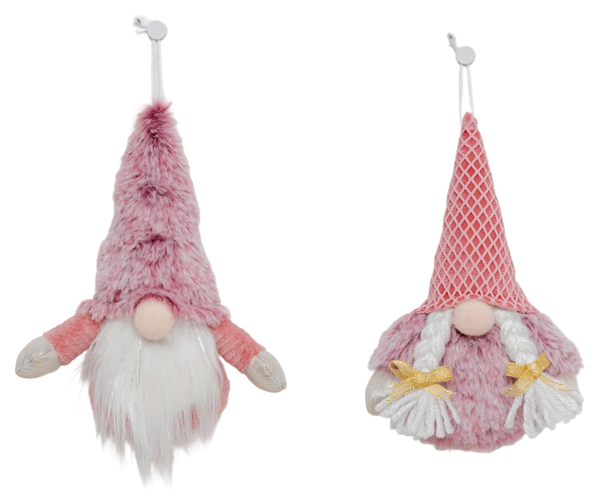 

Елочное украшение Actuel Розовый зефир Подвеска Гном текстиль 18 см, 1 шт в ассортименте