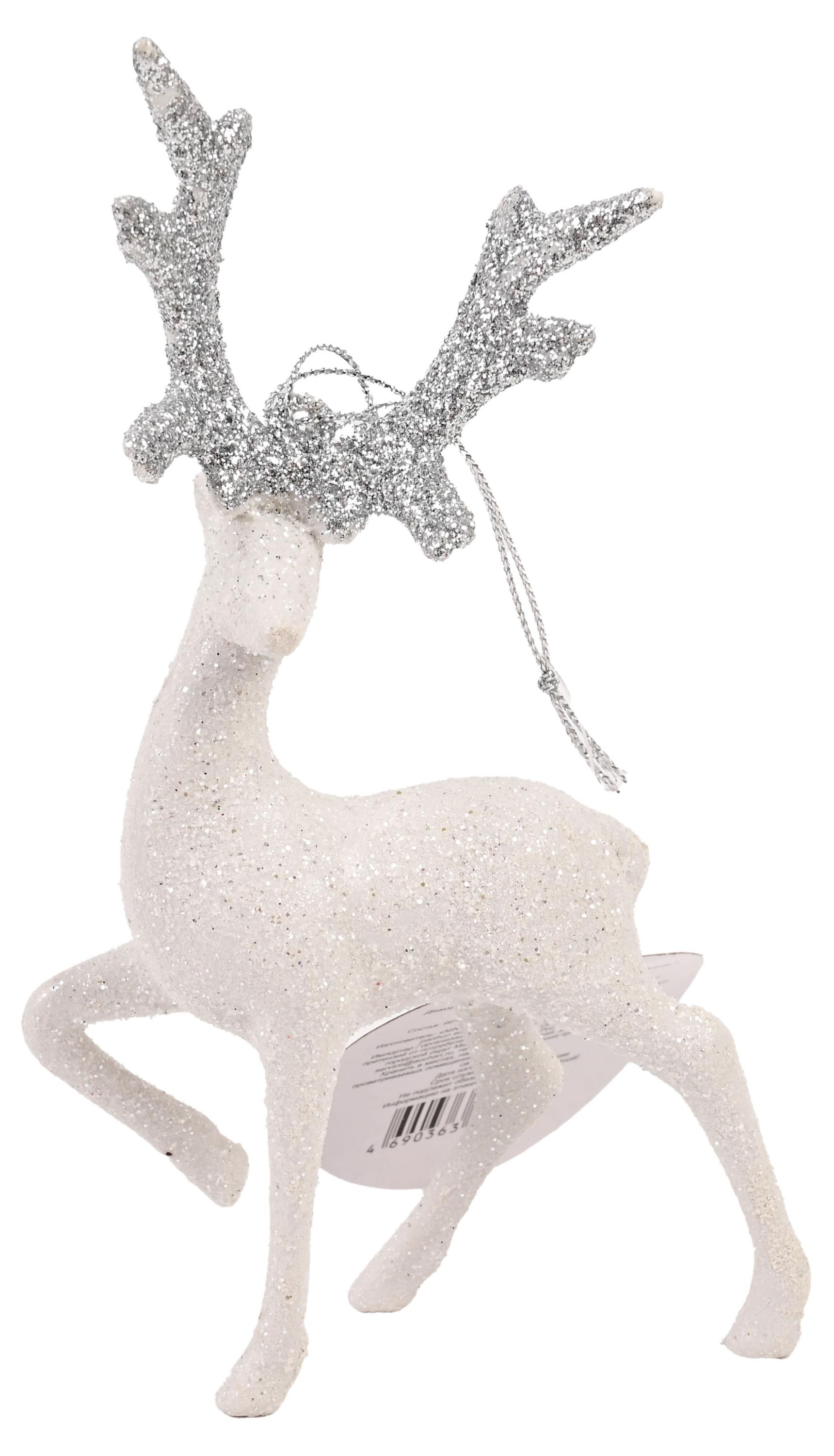 

Елочное украшение Снежная королева Подвеска Олень, 10,5 см