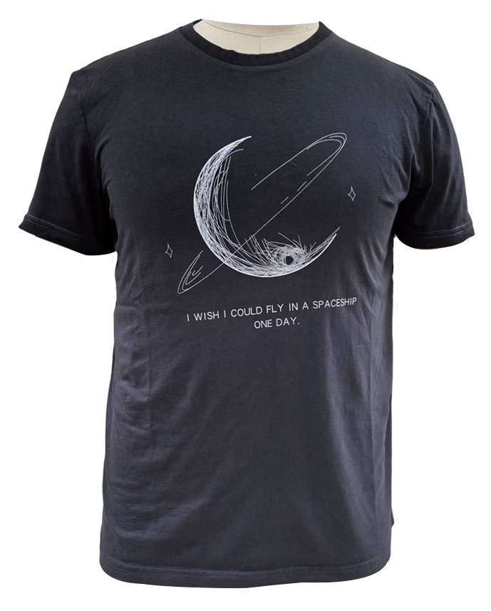 

Футболка мужская Космос черная, р. M-3XL