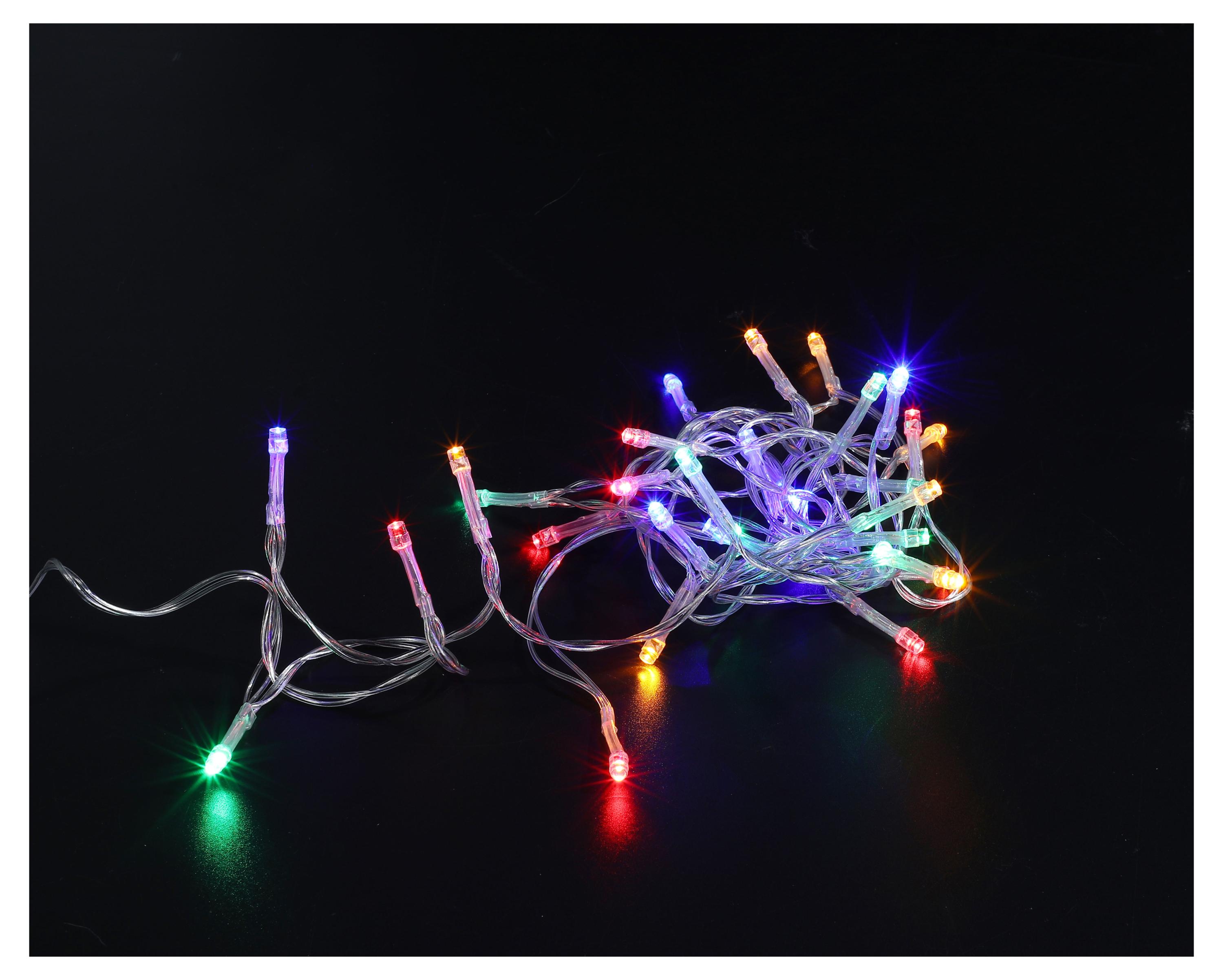 

Гирлянда электрическая Actuel на батарейках 30 LED мультиколор, 2,9 м