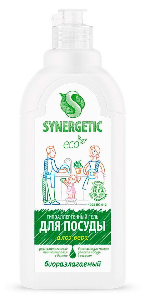 

Гель для мытья посуды Synergetic Алоэ, 500 мл