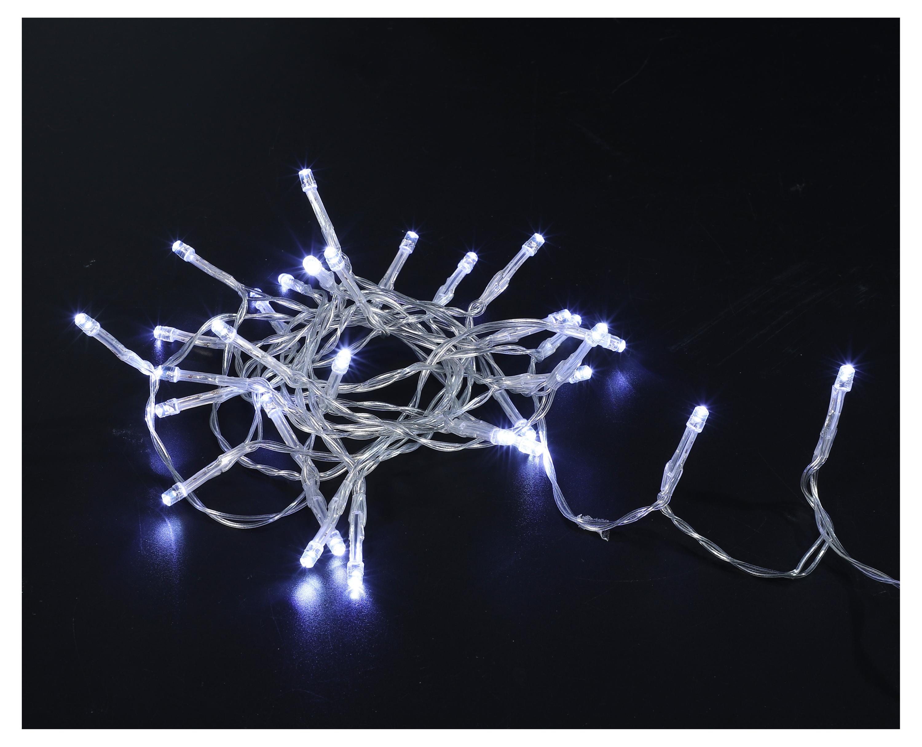 

Гирлянда электрическая Actuel на батарейках 30 LED холодный белый, 2,9 м