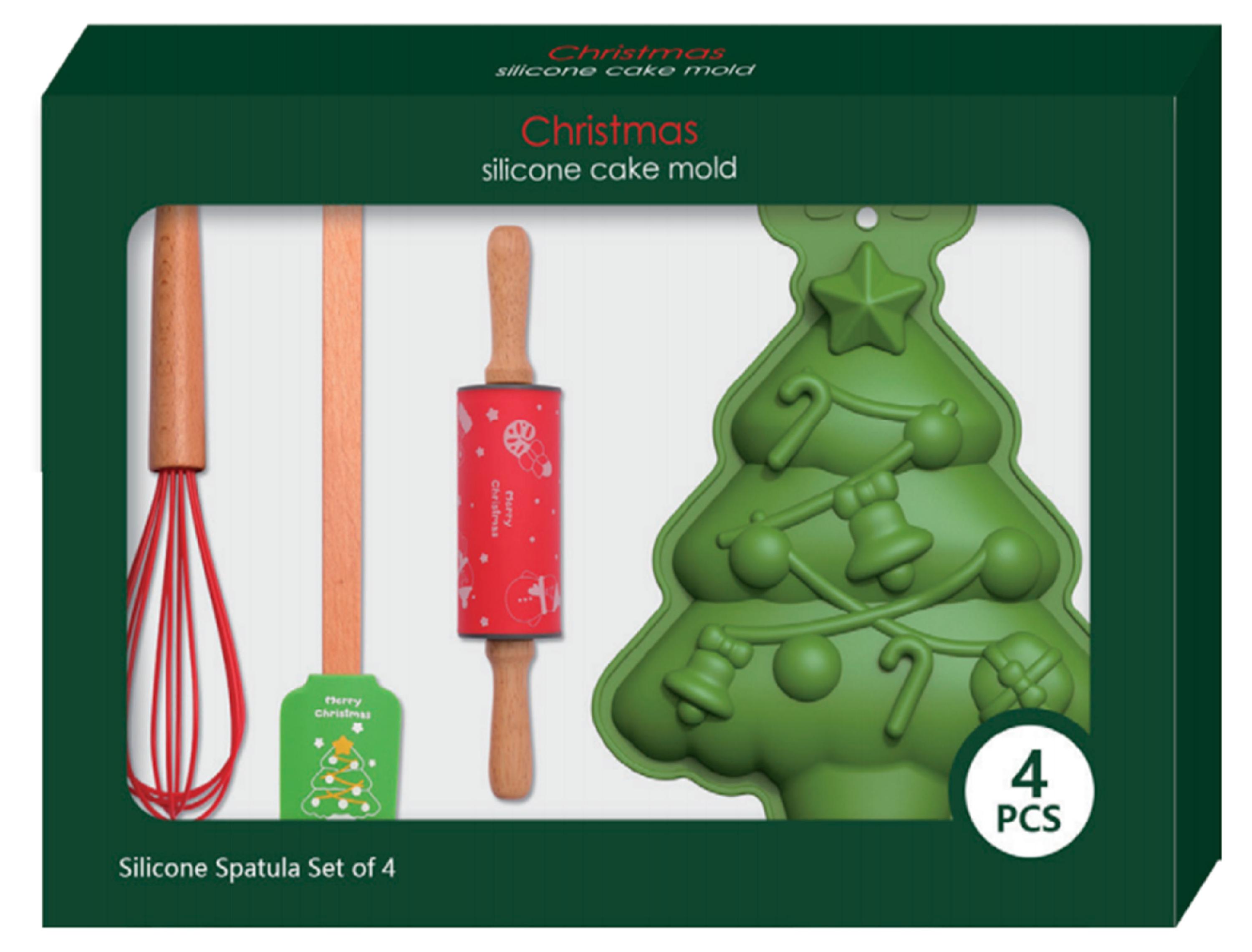 Изображение товара Набор для выпечки Actuel Christmas из 4 предметов для домашней кулинарии