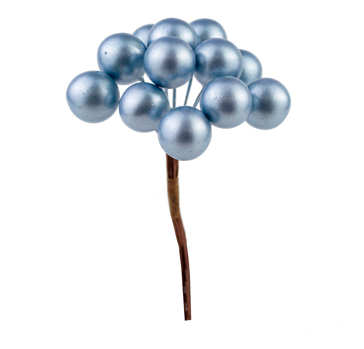 Изображение товара Набор шариков для декора Азалия Декор 11 см голубые для цветов и подарков